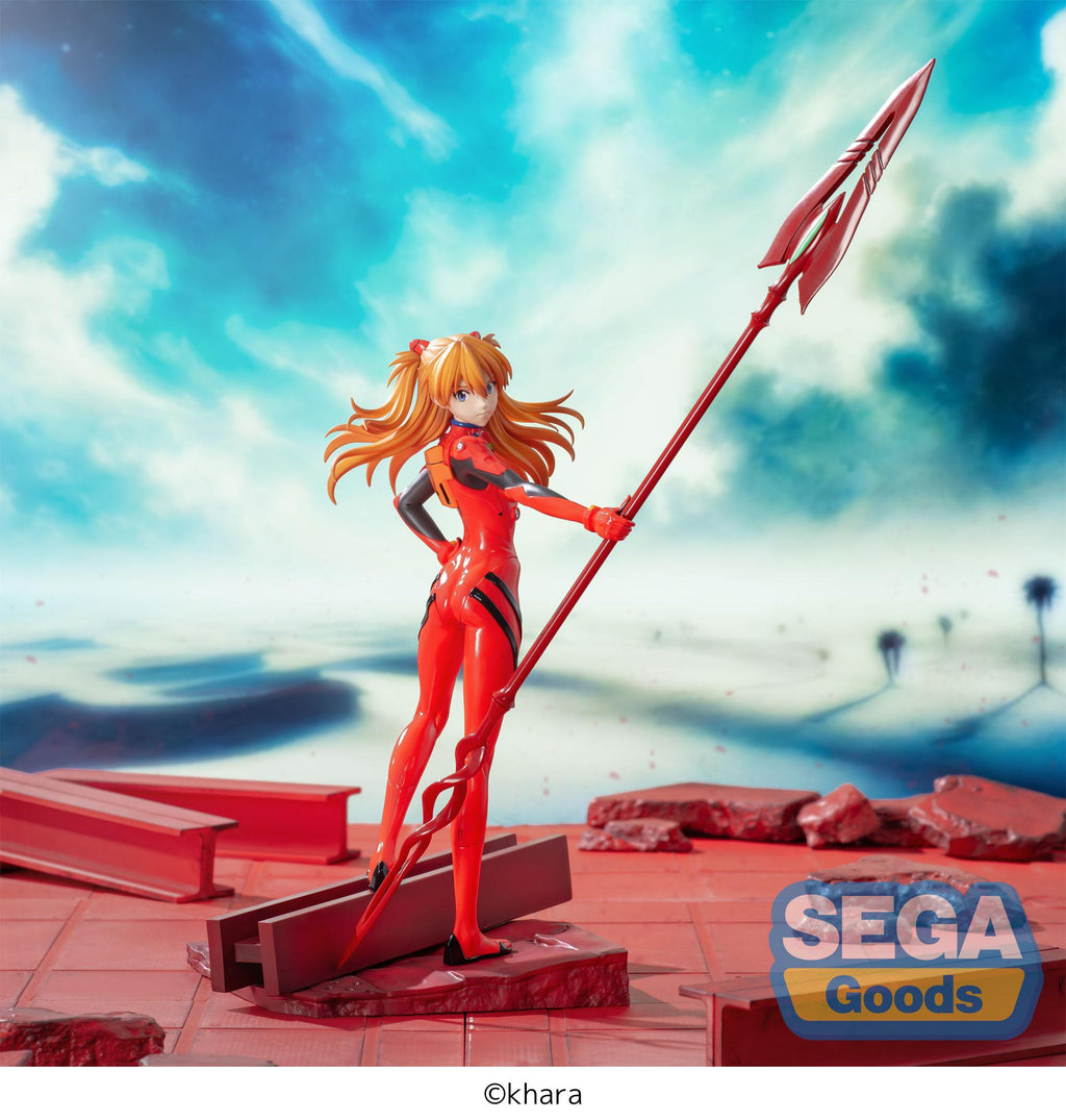 EVANGELION: 3.0+1.0 Thrice Upon a Time - Asuka Shikinami Langley x Spear of Cassius Luminasta - Prize Figure
