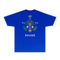 Rhude T-shirts Printed Trendy Pure Cotton