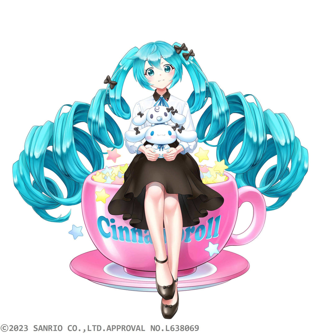 Hatsune Miku - Milk - Hatsune Miku x Cinnamoroll - Premium Chokonose Figure - Prize Figure