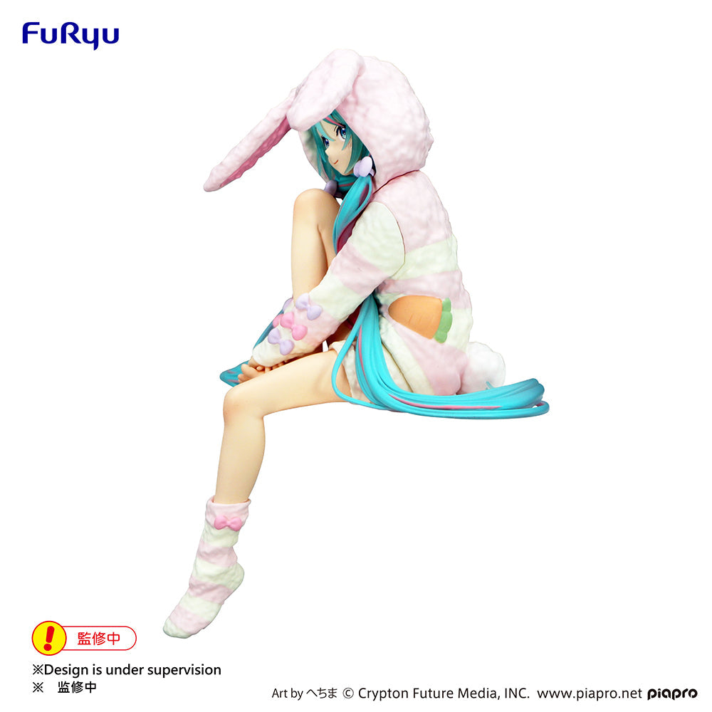 Hatsune Miku - Noodle Stopper Prize Figure - Rabbit Ear Hood Pajama