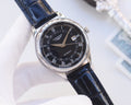 Longines Silver Blue Black Dial Strap Watch — hero