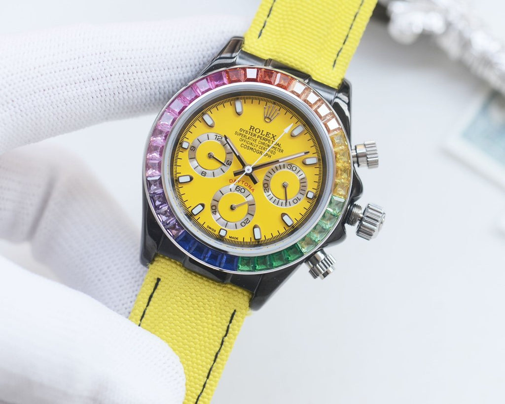 Rolex Silver Strap Watch — hero